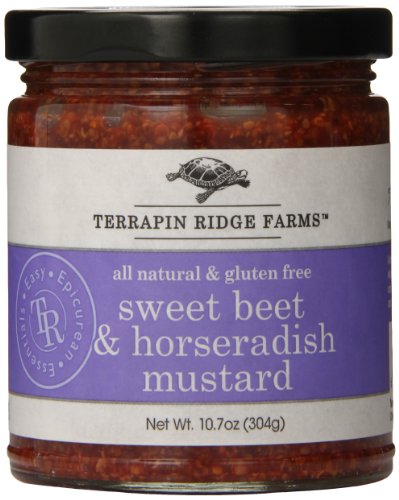 Terrapin Ridge Farms Mustard, Sweet Beet and Horseradish, 10.7 Ounce