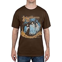Old Glory Jimi Hendrix - Experience Band Poster T-Shirt - Medium Black