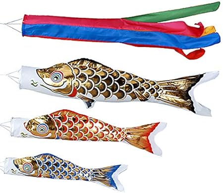 Amazon こいのぼり 東旭 鯉のぼり 庭園用 ベランダ用 1 2m 万能スタンドセット 黄金 五色吹流し 水袋付 To Ogn Go 12st こいのぼり おもちゃ