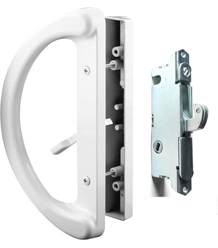 Poignée De Porte Coulissante En Verre ASSA ABLOY Interlock Involute Satiné, Paire Neuve