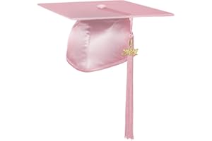 Endea Graduation Shiny Cap & Tassel (Pink, 2021)