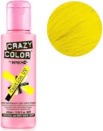 Crazy Color Caution UV Semi-Permanent Hair Dye 100 ml