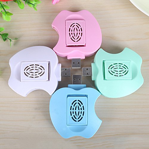 Rumfo USB Mosquito Killer Portable Electric Mosquito Repellents Mini Usb Powered Insect Trap Household Pest Repellent for Maternal And Child Perfect for Home Car Office Travel (Blue)
