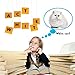 Augymer Magnetic Building Blocks Set, 87 Pcs Magnetic Construction Stacking Toys for Children Kids with Carry Box Letters and Numbers Toys