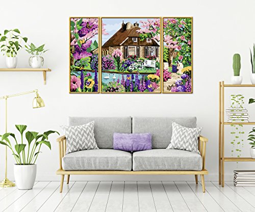 Ravensburger Malen nach Zahlen 28982 - Zauberhaftes Cottage - Für Erwachsene und Kinder ab 14 Jahren – Bild 4