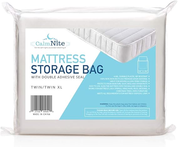 CalmNite bolsas de almacenamiento extra gruesas para colchones para