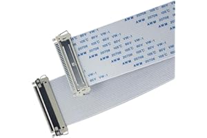 Vuslo Wiring Connecting Terminals - FIX 1.0MM Ribbon Cable AWM 20706 105C 60V VW-1/30 Pin 30/40/50CM - (Connector Type: Rever