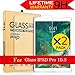 AnoKe iPad Pro 10.5 inch Screen Protector,Compatible with Apple Pencil,2017 Released Tempered Glass Screen Protector Bubble Free,Anti-Scratch Film Shield 2.5D Rounded Edge for iPad 10.5-2 Pack