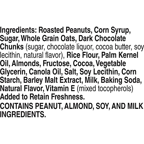 NATURE VALLEY GRANOLA BARS, DARK CHOCOLATE PEANUT ALMOND, 12 CT, 14.4 OZ