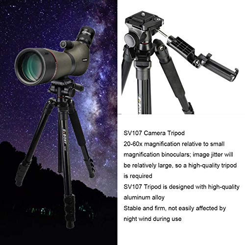 SVBONY SV46 Spotting Scope with Tripod HD Dual Focus Spotter Scope IPX7