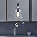 CLAXY Ecopower 1 Light Vintage Hanging Big Bell Glass Shade