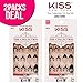 (2 PACK) Kiss The Collection 24 Nail Kit (SSC13XB), Free Glue, False Nails, Fashion Fake Nails