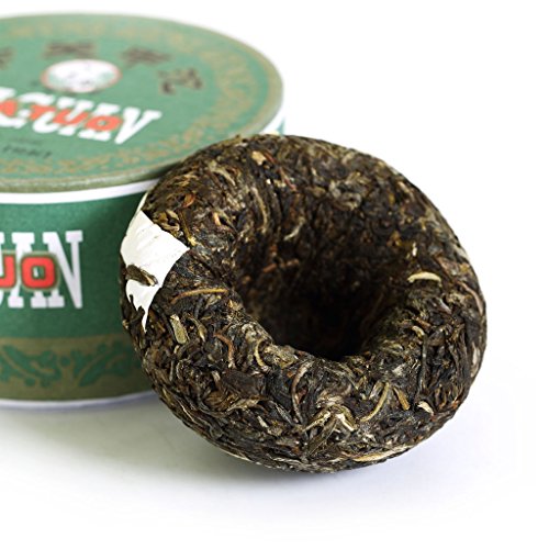 Puerh Tea - Raw Pu erh Tee Cake - Jiaji Grade A - 100g / 3.5oz 2016 Year Xia Guan Tuocha Boxed - Chinese Yunnan Xiaguan Puer Pu'er Tea Pu-erh Tee – Bild 4