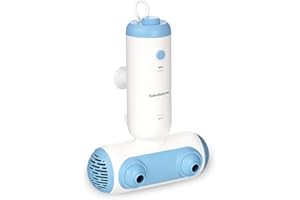 KokoSelene Bath Jets for Tub, Portable Bath Spa for Bathtub with Dual Hydro Jets, Bathtub Spa Machine Creates Soothing Bubbles for Daily Relax at Home Use (Blue)