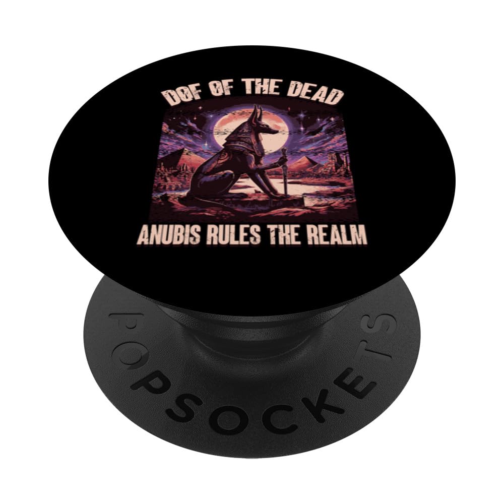 Dog of the Dead: Anubis Rules the Realm Anubis PopSockets Swappable PopGrip