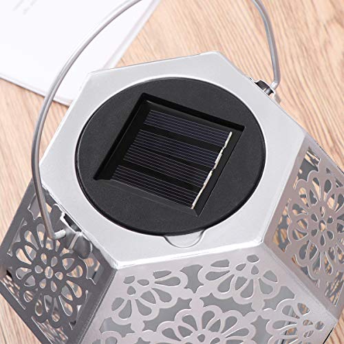 LEDMOMO Retro Solar Laterne Diomand Geformt Hängende Landschaft Licht Wasserdichte LED Garten Beleuchtung für Hausgarten Dekoration – Bild 4