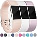 Wepro Fitbit Charge 2 Bands, Replacement for Fitbit Charge 2 HR, 3-Pack, Buckle, Large, Small