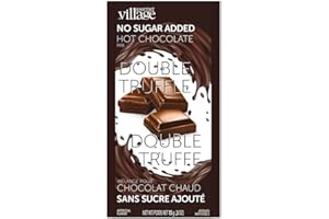 Gourmet du Village Hot Chocolate No Sugar Added Double Truffle, 15 Grams