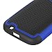 Moto E (2nd Gen) Case, LK [Shock Absorption] Hybrid Dual Layer Armor Defender Protective Case Cover for Motorola Moto E (2nd Generation) (Blue)