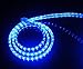 CBconcept UL Listed, 30 Feet, 3200 Lumen, Blue, Dimmable, 110-120V AC Flexible Flat LED Strip Rope Light, 540 Units 3528 SMD LEDs, Indoor Outdoor Use, Accessories Included, Ready to use