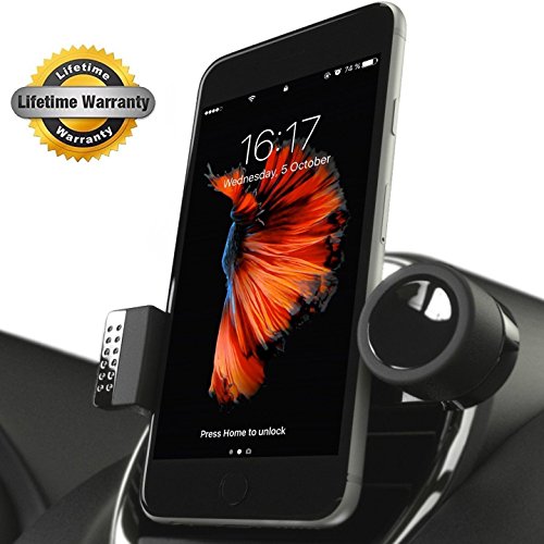 Luxury car cell phone mount holder for air vents, 360°…