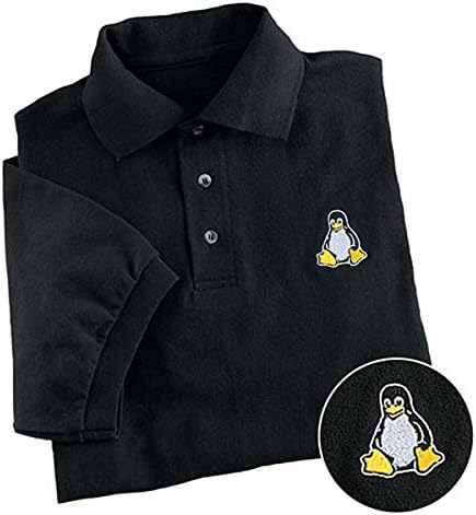 ComputerGear Linux Polo Shirt Tux Computer Golf Geek Officially Licensed