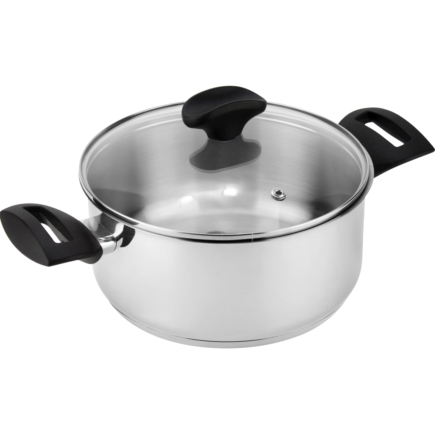 Fagor 78611 Alaia Saucepan + Lid Stainless Steel 18/10, Silver, Ø 20 cm