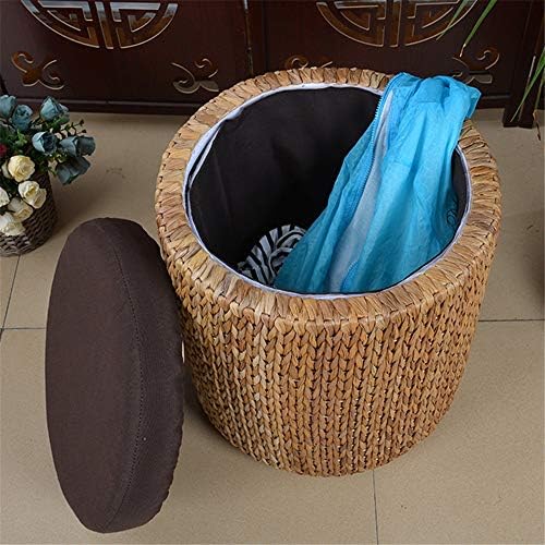 42 42 50 ペット用品 B0817dppkm Color 42 42 50 おもちゃ Size パッド入りシートで手作りの織草ストレージオスマン 収納スツール Coffee