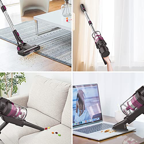 ORFELD Cordless Vacuum 5 in 1 Powerful Suction Stick Handheld Vacuum
