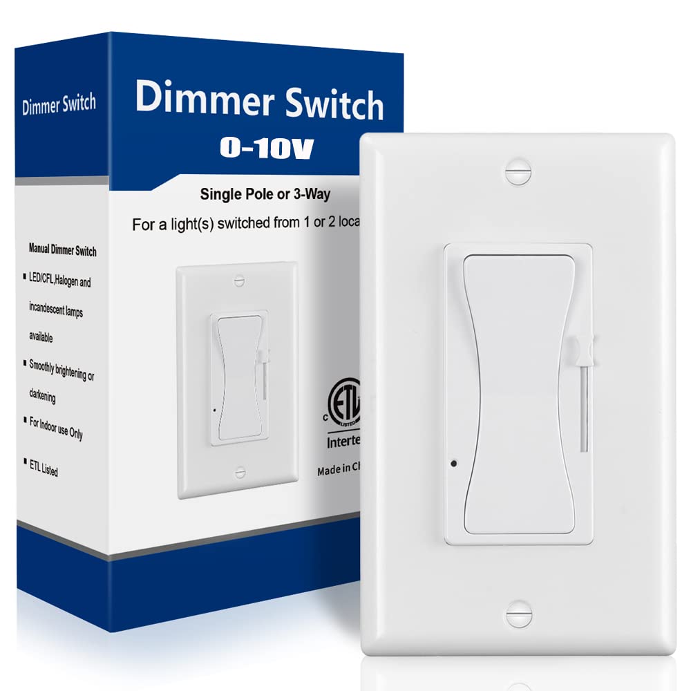 KEYGMA 0-10V LED Dimmer Switch, Low Voltage Dimmer