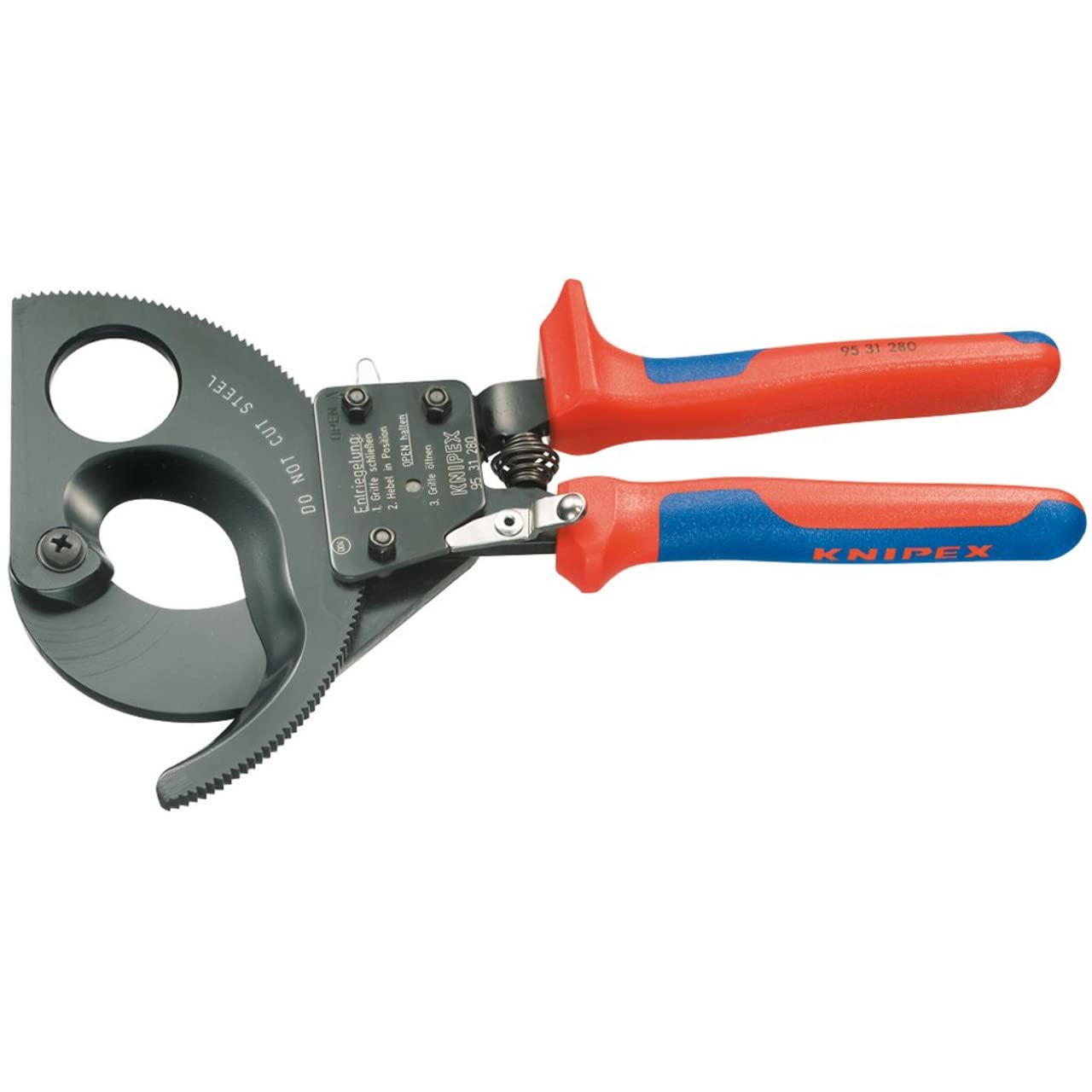 Knipex 18557 Ratchet Action Cable Cutter 280 mm
