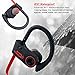 Bluetooth Headphones, Small Target Best Wireless Sport Earphones w/Mic IPX7 Waterproof Stable Fit in Ear Earbuds Noise Isolating Stereo Headset 9-Hour Working Time for Running Workout Gym(Upgraded)