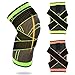 Bufccy Knee Brace Compression Knee Sleeve for Men & Women Knee Support/Protection for Joint Pain Relief and Arthritis Relief, Running, Cycling, Basketball with Adjustable Strap Wrap - 1 pcs