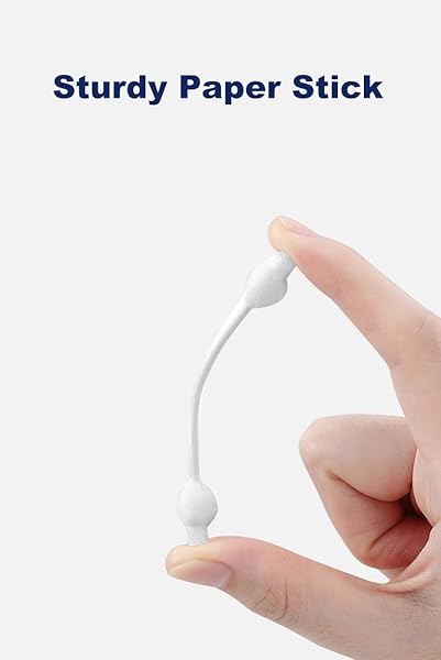 224PCS BABY SAFETY COTTON SWABS WITH LARGE TIPS (4 PACKS OF 56 CT), 100% CHEMICAL-FREE GENTLE BABY QTIPS, HYPOALLERGENIC SAFETY SWABS FOR NEWBORN, BABIES,TODDLER, KIDS AND EVEN ADULTS