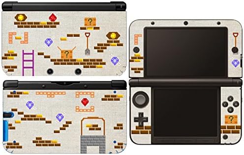 8 bit Classic Game 3DS XL Vinyl Decal Sticker for 3DS XL