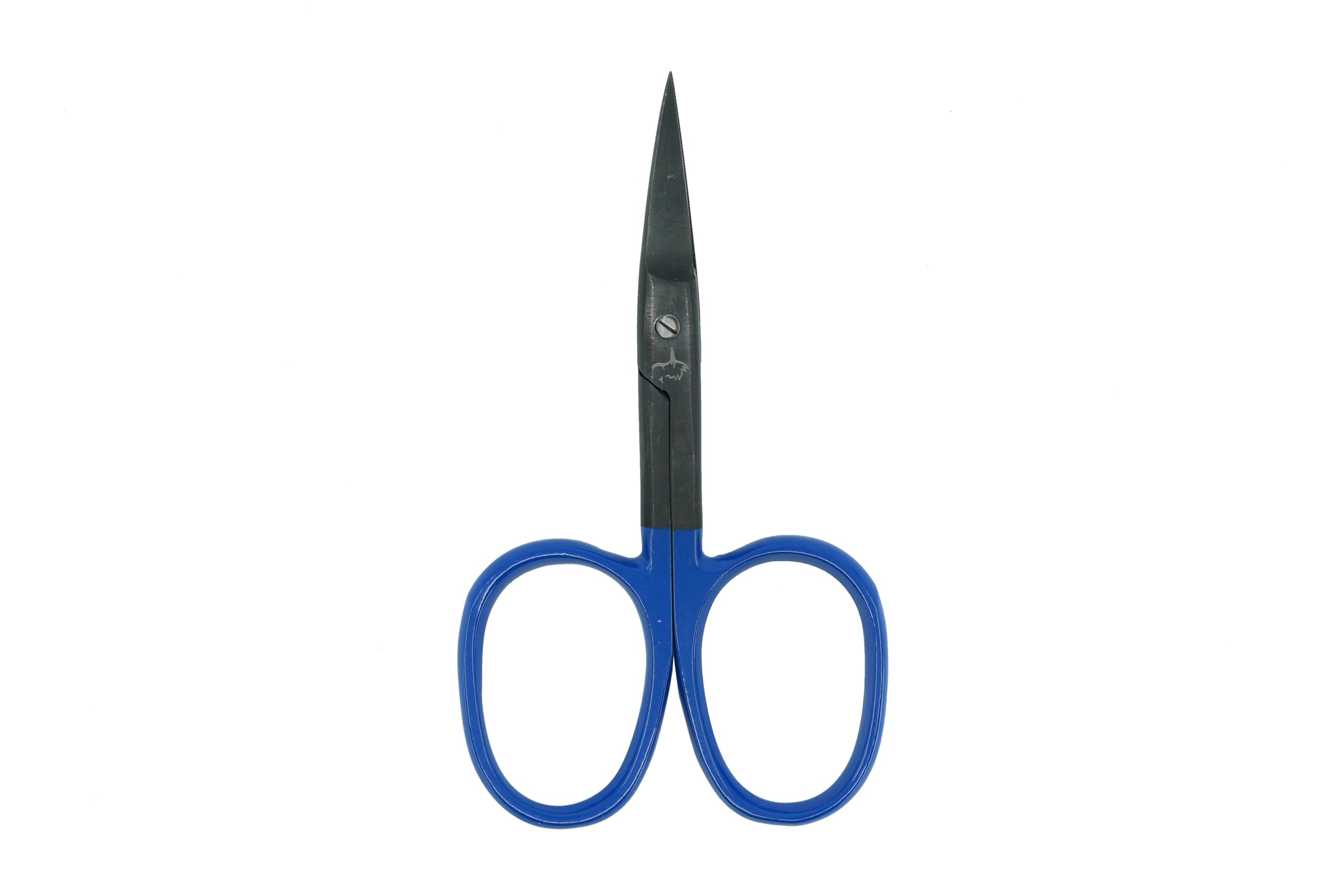 Fly Tying All Purpose Scissors 4 Inch, Blue - Curved