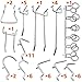 Cankadesot Hook Metal Pegboard and Assorted Shelving, 50 Piece