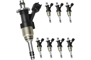 SeyPon Fuel Injectors Fit for Chevy: Silverado 1500 / Tahoe/Suburban, For GMC: Yukon (& XL) / Sierra 1500, V6 4.3L / V8 5.3L, 2014-2018, OEM # 12668390, FJ1217 (8 Pcs)