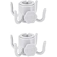 TAGVO Beach Umbrella Hanging Hook, 2 Pack Umbrella Hooks Hanger, 4 Prongs Beach Umbrella Hanging Holder, Beach Accessories for Beach Camping Trips