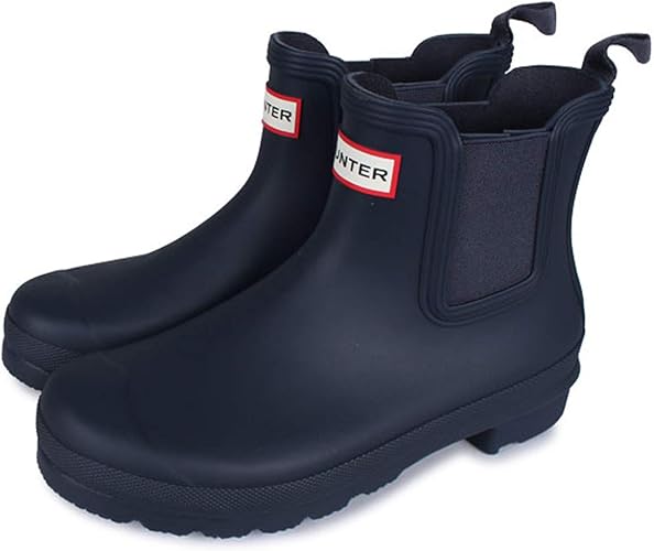 Amazon ハンター レインブーツ 長靴 ショート ブーツ チェルシーブーツ オリジナル Wfs78rma ネイビー Uk4 0 23 0cm レインシューズ