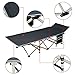 Heize best price Gray Strong Stable Folding Camping Cot Bed W/Storage Bag Outdoor Hunting Hiking (U.S. Stock)thumb 2