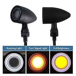 BOSYCY Motorcycle Bullet Turn Signals LED Front