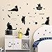 Amaonm Removable DIY Cute Cartoon Black Cat Wall Decor Kids Room Wall Sticker Lovly Playing Cat Wall Decals Peel Stick for Girls Children Bedroom Classroom Nursery Room Wall Corner (3360cm)