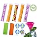 EXSPORT 150 PCS Pop Bags Pop Mold Bags Popsicle Pouches Popsicle Molds Bags BPA Free and FDA Approved Ice Pop Pouch with 2 PCS Popsicle Holders for Yogurt, Ice Candy, Ice cream Party Favors