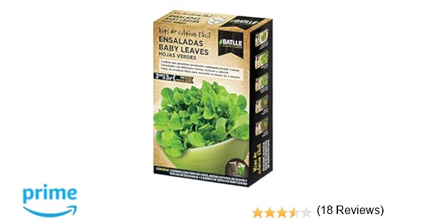 Huerto Urbano - Baby leaves Hojas Verdes - Batlle: Amazon.es: Jardín