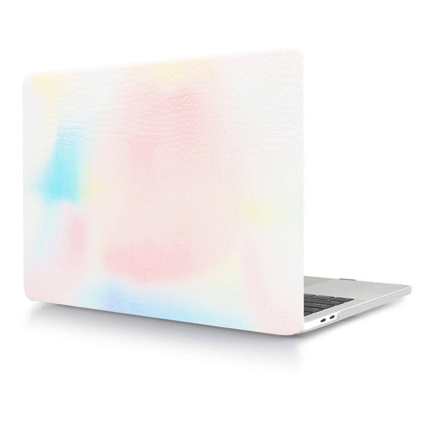 Laptop Case Compatible with New Macbook Pro 13 inch 2020 2019 2018 2017 2016 Release M1 A1706 A1708 A1989 A2159 A2251 A2289 A2338, Protective Smooth Soft Leather Hard Laptop Cover - Colorful1