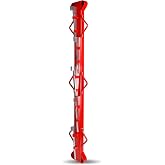 4ft Woven Wire Fence Stretcher Bar with 5 Wedges,Field Fence Stretcher | Wire Stretcher Fence Suitable for Fixing Fences on Farms, Pastures, Garden Barriers (Red)