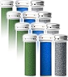 Emjoi Micro-Pedi Refill Rollers - (Extra, Super & Xtreme Coarse) - Pack of 12