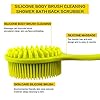 Ithyes Silicone Body Brush, Bath Brush Back Scrubber Long Handle Bath Shower Brush with Ultra Soft Bristles,Non-Slip…