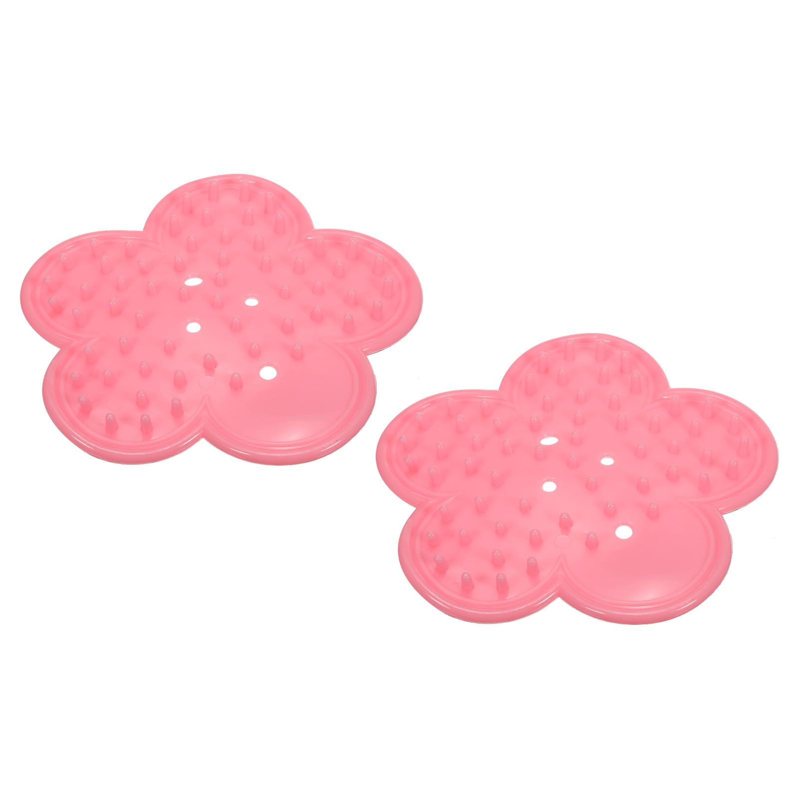 PATIKIL Rose Leaf Thorn Stripper, 2Pcs Plastic Thorn Leaf Burrs Removing Tool for Flower Floral Arrangement Florist Gardening Hand Tools, Pink